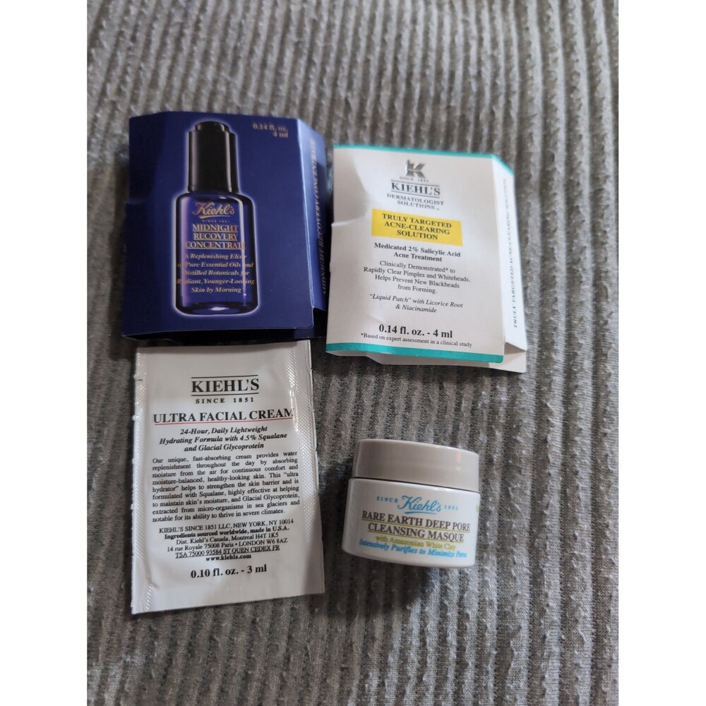 Kiehls skincare sample bundle